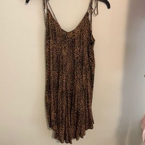 Amuse Society Cheetah Print Dress